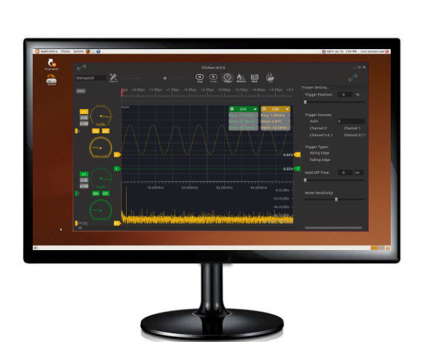 DSView 소프트웨어 인터페이스