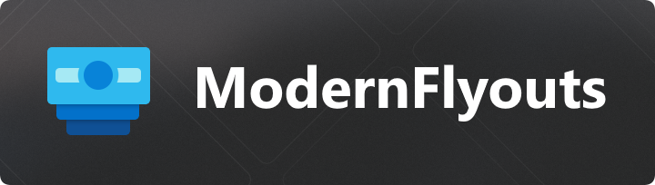 ModernFlyouts 로고 화면
