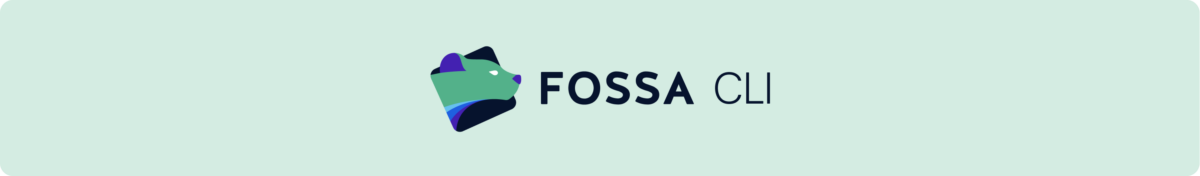 FOSSA CLI 로고 화면