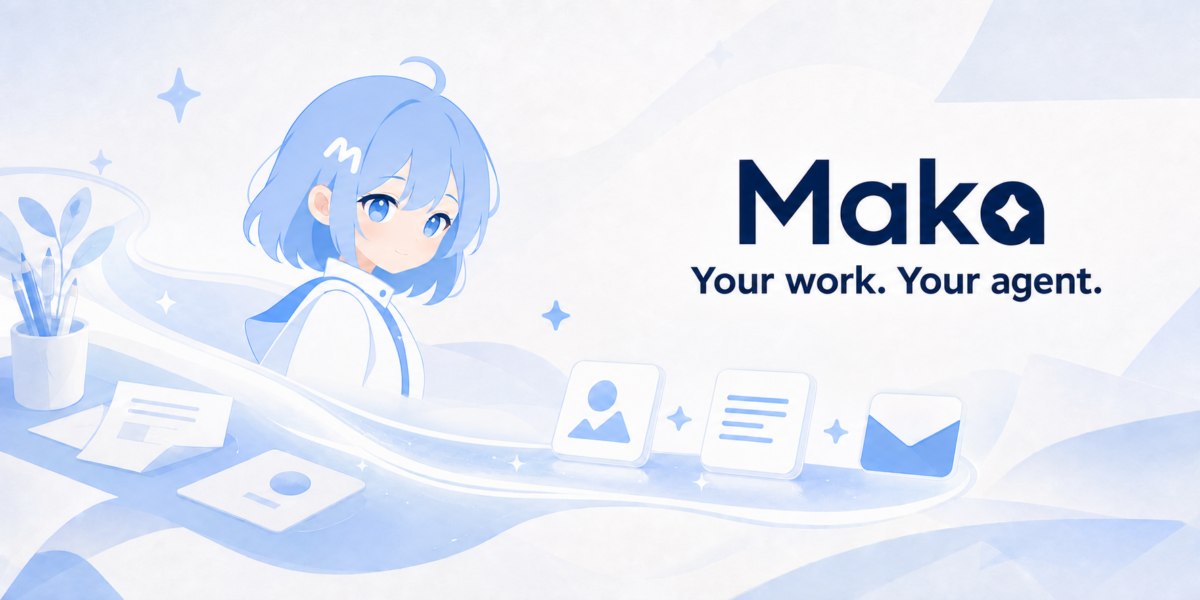 Maka 로고와 캐릭터