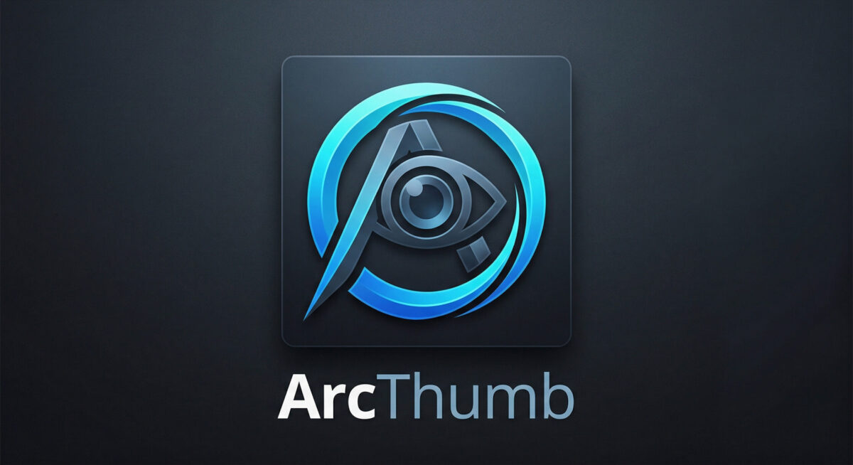 ArcThumb 로고 화면