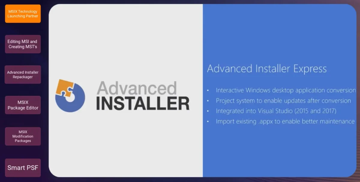 Advanced Installer Express 소개
