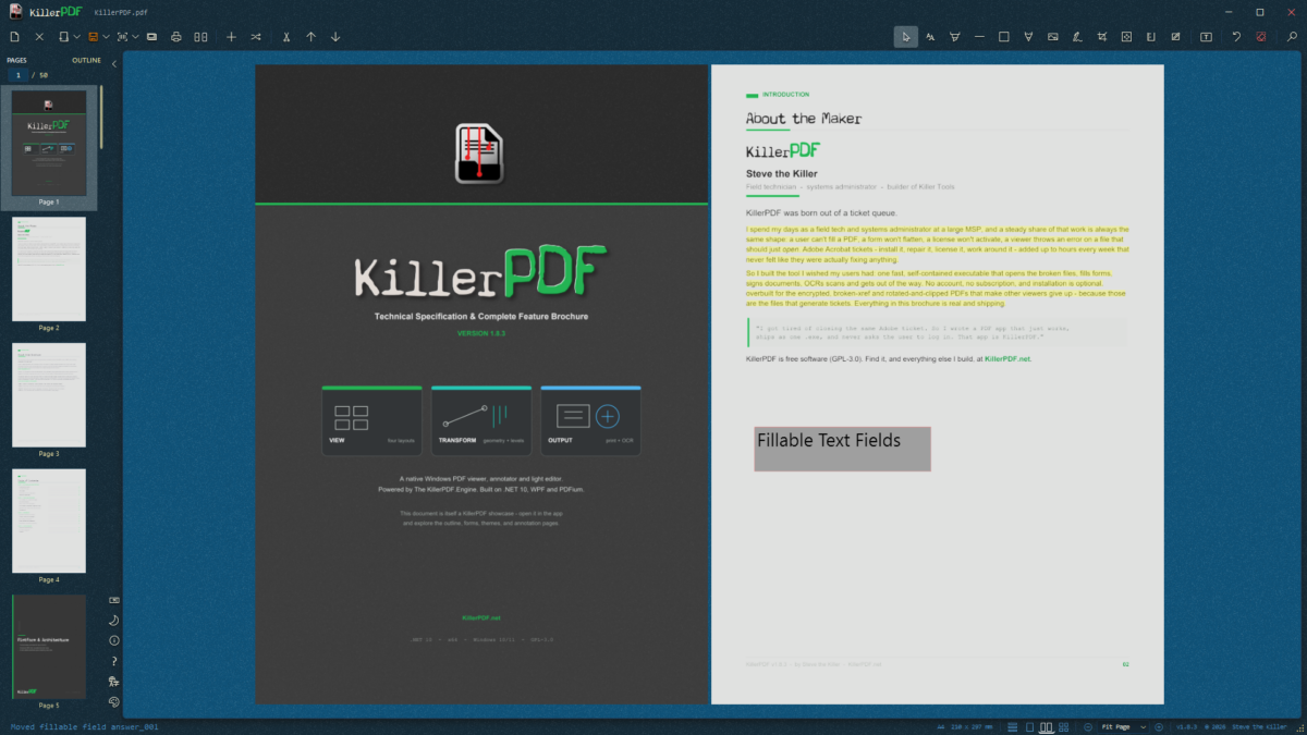 KillerPDF 소개 페이지