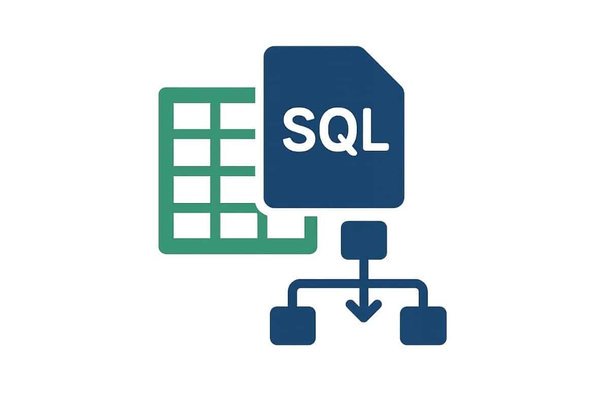 SQL 및 데이터베이스 연결 아이콘