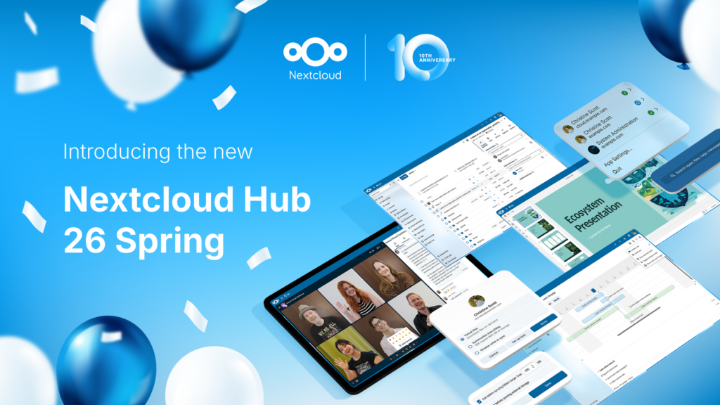 Nextcloud Hub 26 Spring 소개