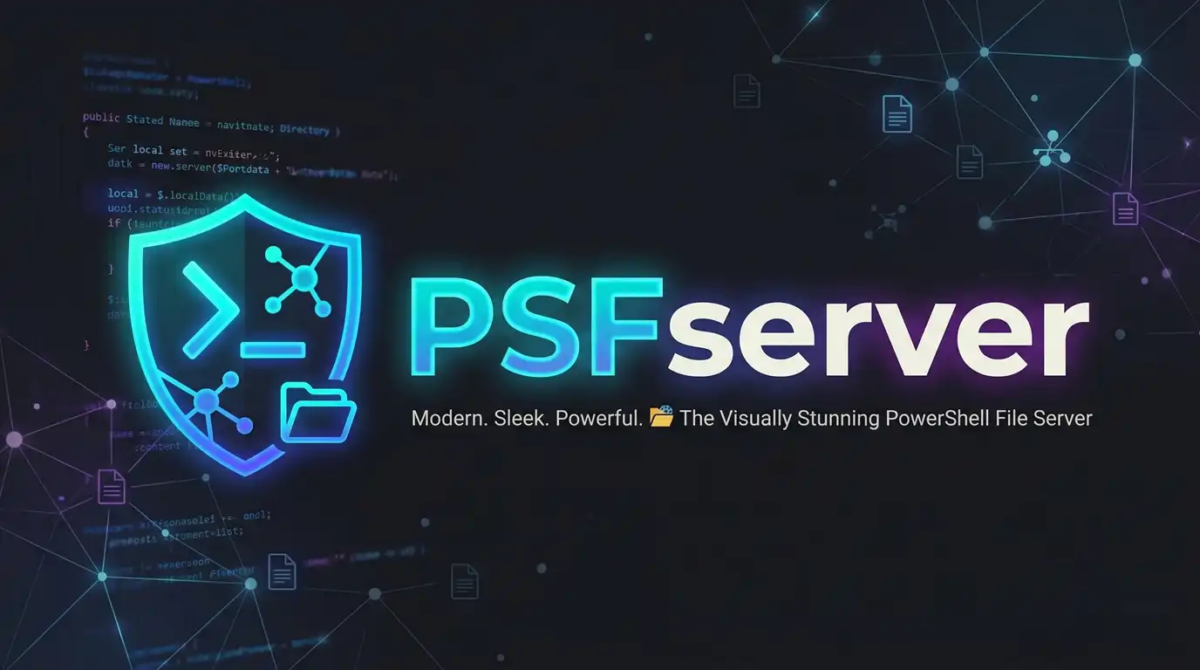 PSFserver 로고 화면