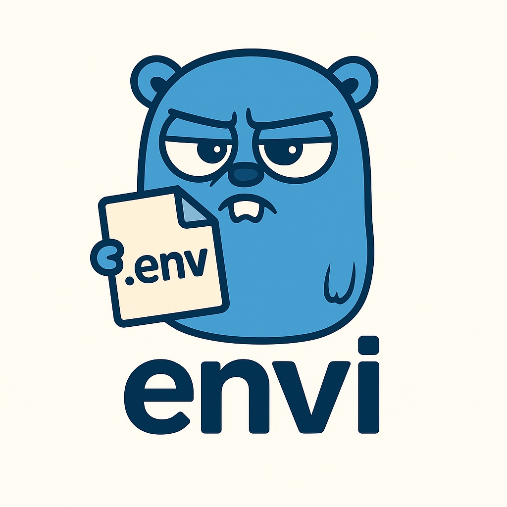 envi 로고와 캐릭터