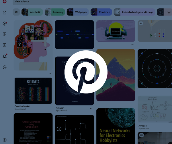 Pinterest 웹사이트 화면