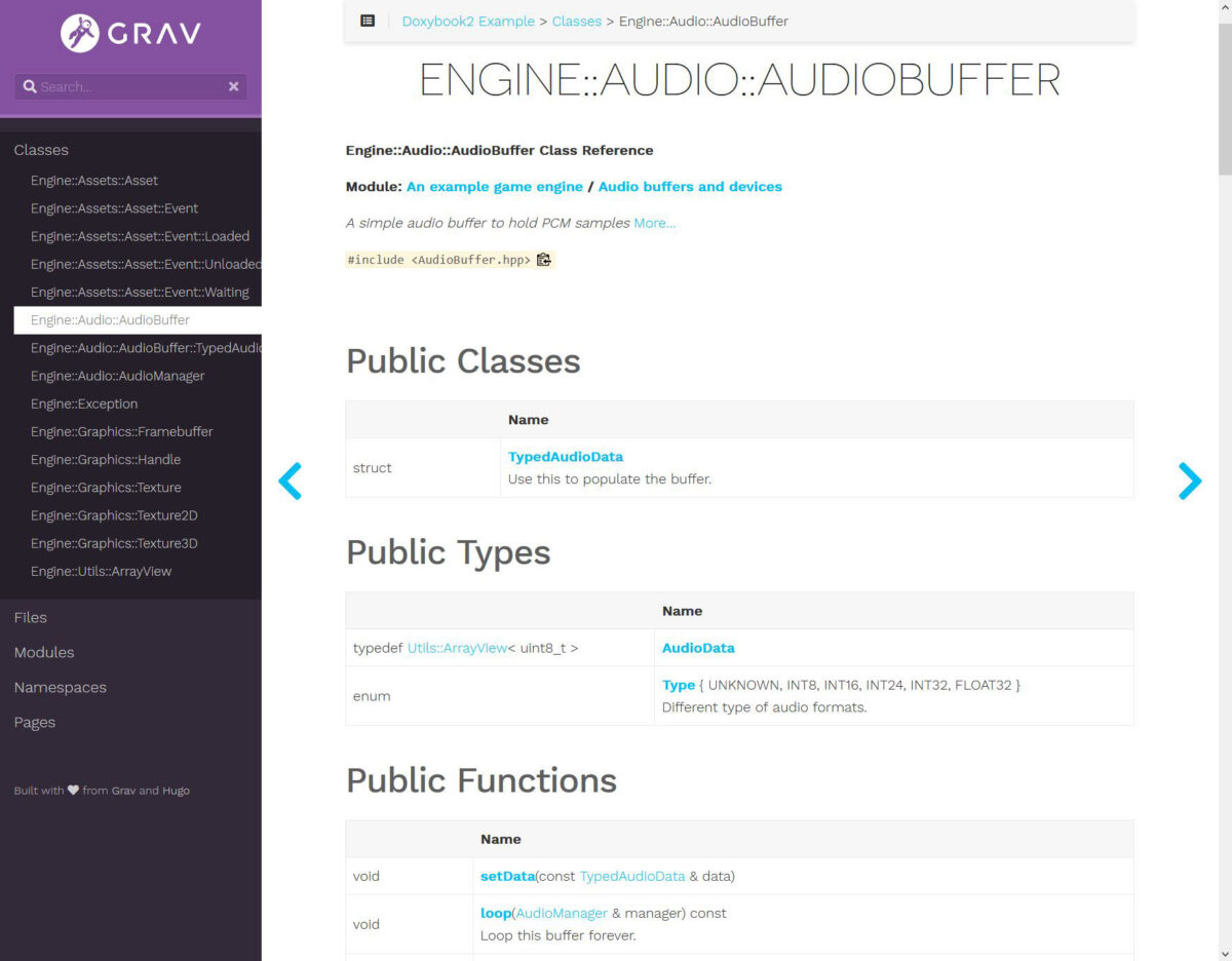 Engine::Audio::AudioBuffer 클래스 참조 페이지
