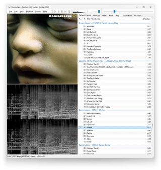 Foobar2000 음악 재생 인터페이스
