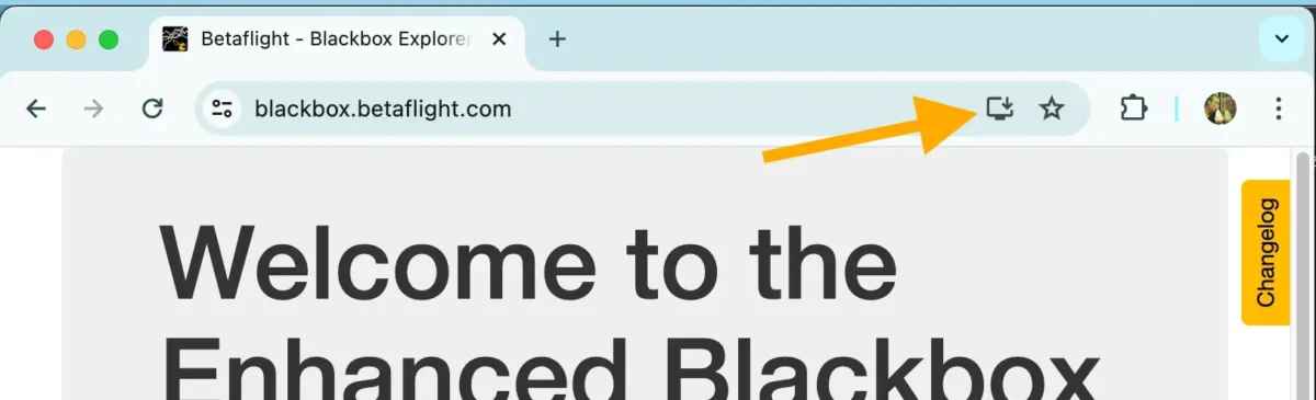 Blackbox Explorer 웹사이트 방문 화면